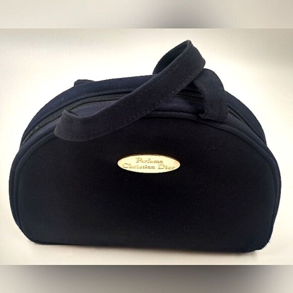 Dior Parfums Handbag Makeup Bag Purse Large Christian Dior Paris Vintage - Picture 16 of 16